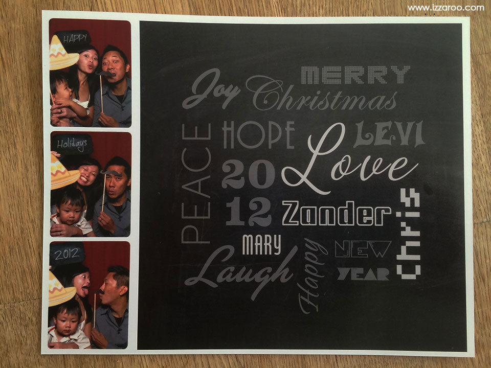 IZZAROO - DIY Holiday Card Ideas