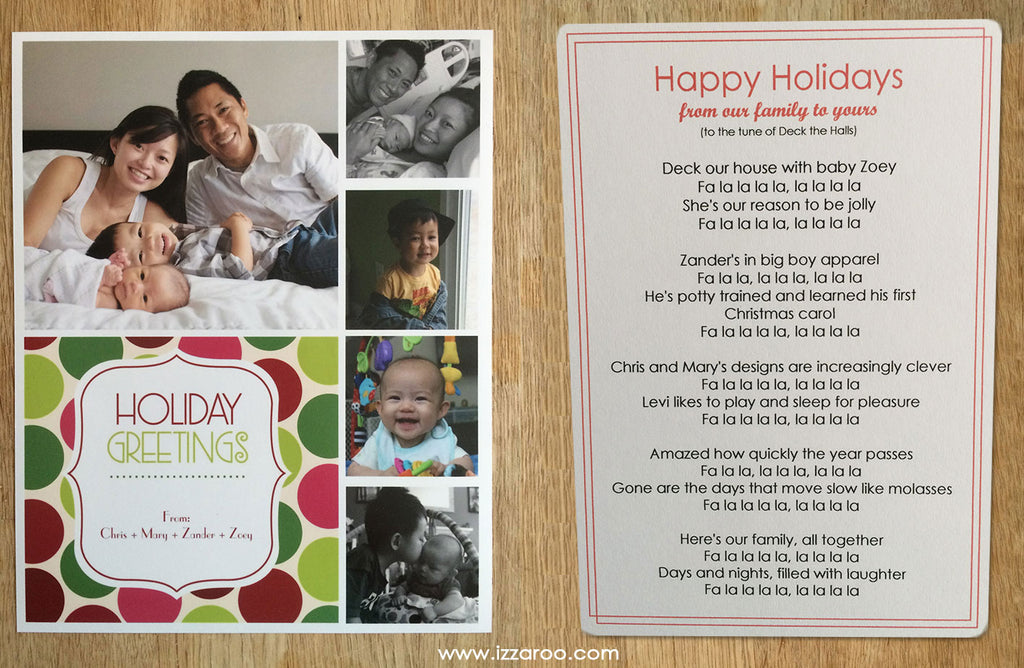 IZZAROO - DIY Holiday Card Ideas