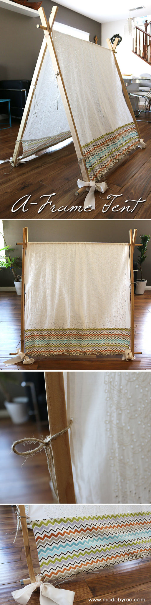 DIY Tutorial - How to make an A-Frame Tent