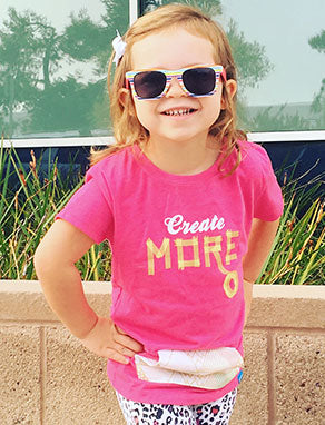 IZZAROO - Create More - Girls T-shirt with Pocket