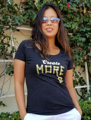 IZZAROO - Create More - Adults T-shirt