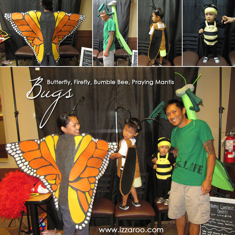 IZZAROO - DIY Insect/Bug Themed Halloween Costumes Tutorial