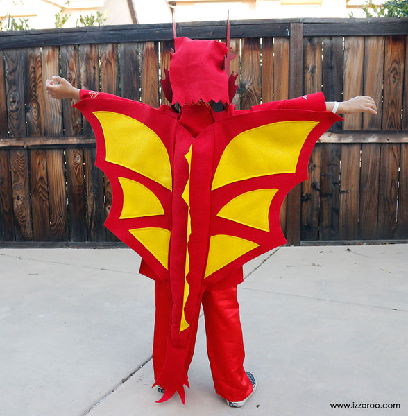 IZZAROO - DIY Tutorial - Dragon Halloween Costume