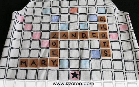 IZZAROO - DIY Scrabble Game Halloween Costume