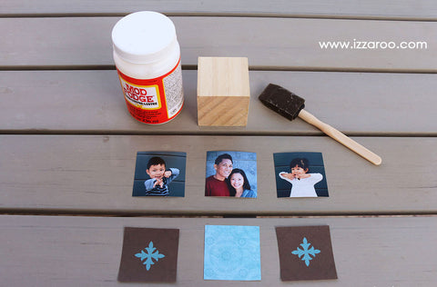 DIY Wooden Photo Ornament