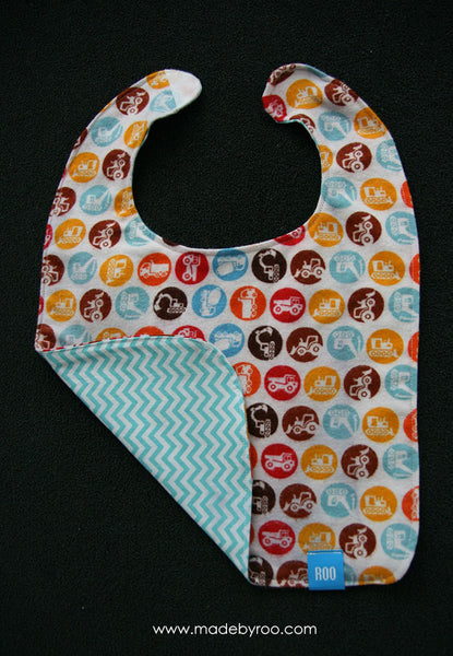 DIY Tutorial - How to Make Big Kid Reversible Bibs