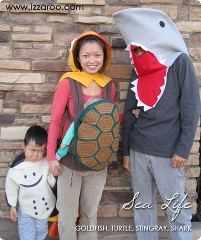 IZZAROO - DIY Sea Life Themed Family Halloween Costumes