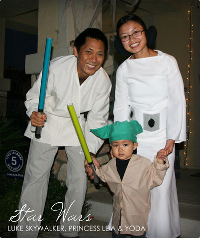 IZZAROO - DIY Star Wars Themed Family Halloween Costumes Tutorials