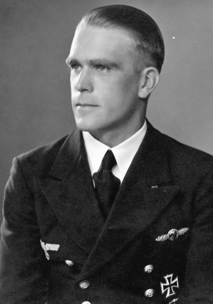 Heinz von Davidson in navy uniform