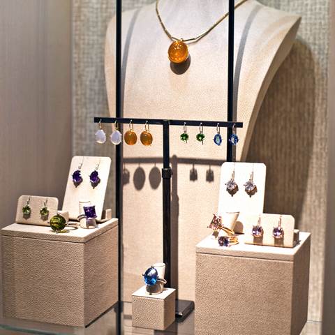 Jewelry at Szor Collections in Dallas, Texas