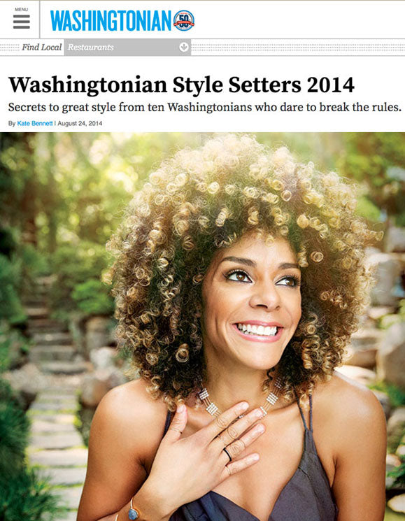 Pearl and gold necklace in Washingtonian