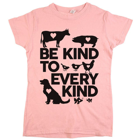be kind to every kind animal rights t shirt