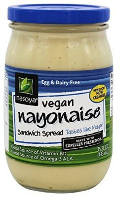 nayonase vegan and dairy free mayo brand