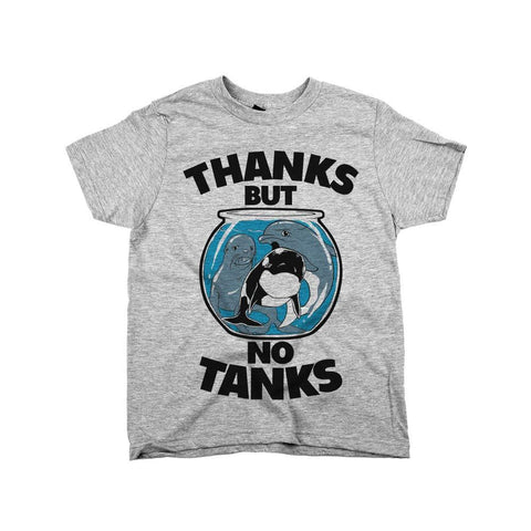 thanks but no tanks animal rights shirt