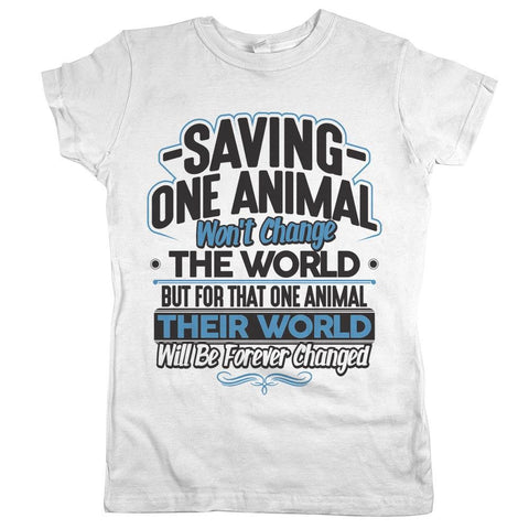 saving one animal rescue shirts