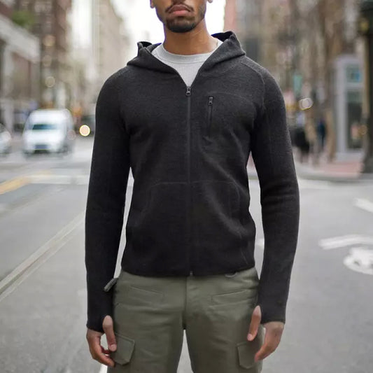 Outdoor Tactical Wool Hood Sweatshirts