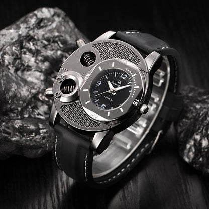 Men's Thin Silica Gel Sports Quartz Watch