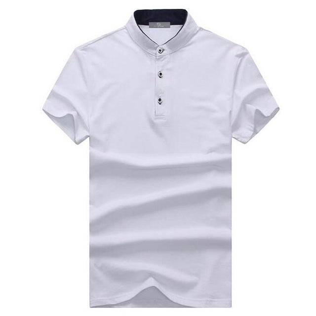 Men's Solid Color Polo Shirts