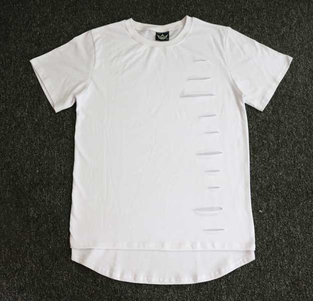 New Arrival Men's Ripped up style T-shirt