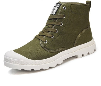 Men's Canvas Boots. Army Combat Style very Comfortable