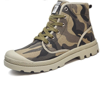 Men's Canvas Boots. Army Combat Style very Comfortable