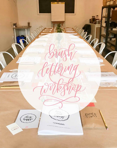 Brush Lettering Workshop Coming Your Way!