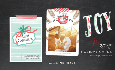 Oh Joy! 25% off all Holiday Cards!