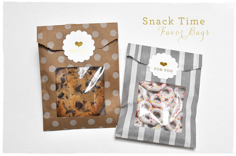 DIY: Snack Time Favor Bag