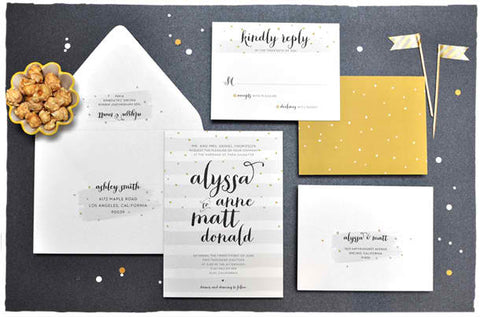 Wedding Sprinkles Invitation Suite