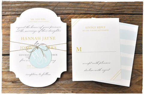 Tide Wedding Invitation Suite