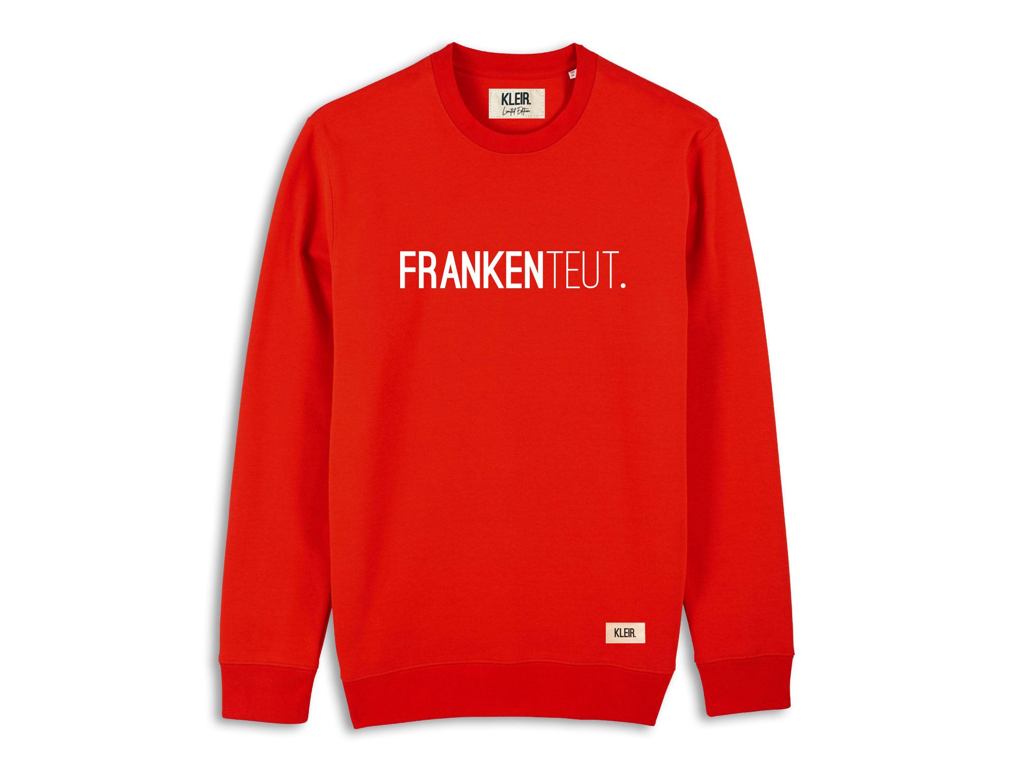Ervaren persoon Recensie Wafel FRANKENTEUT. Rode trui - Limited Edition - Unisex | KLEIR.
