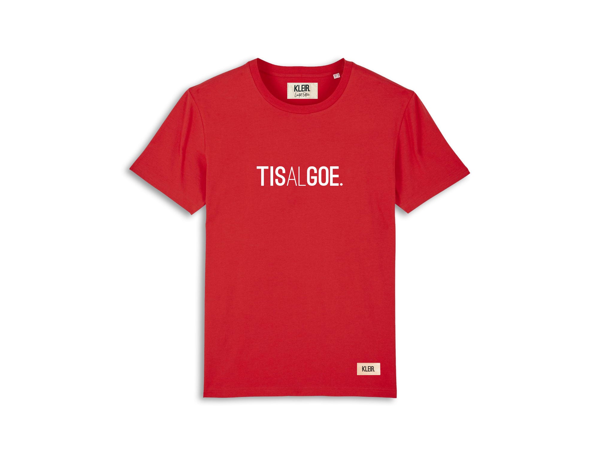 TISALGOE. Rode T-shirt - Limited - | KLEIR.