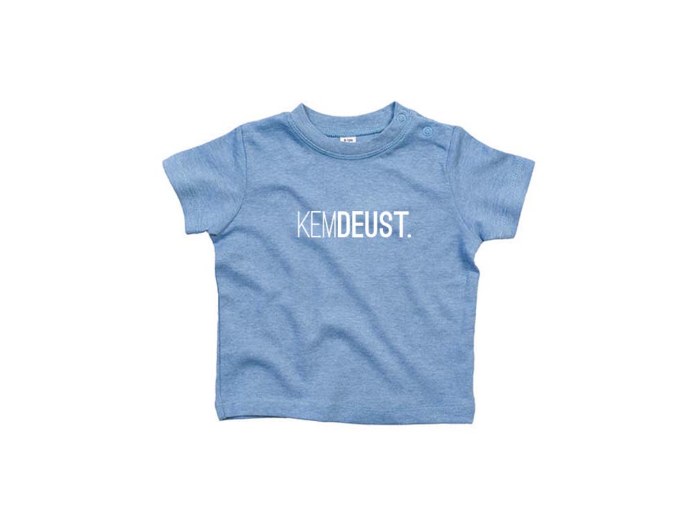 is genoeg Schrijft een rapport hoek KEMDEUST. | Blauwe baby T-shirt | KLEIR.
