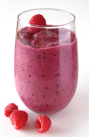 Pomegranate Raspberry Protein Shake For Glowing Skin - Veise Beauty