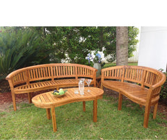 Teak Patio Benches and Swings
