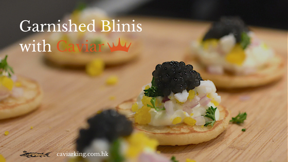Garnished Blinis | Recipe by Caviar King