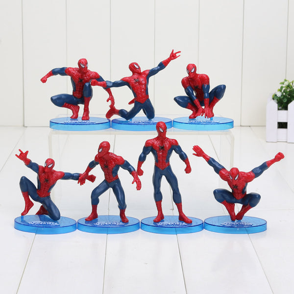 spiderman action figure set