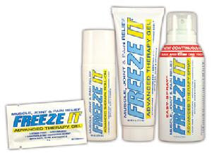 The FREEZE IT line of products