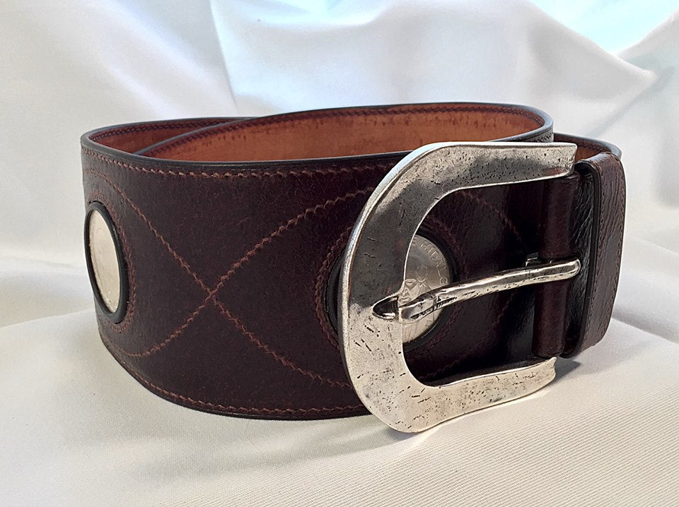 hand stitched belt by Vladimir Petrov