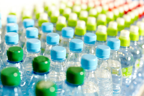 single-use plastic water bottles