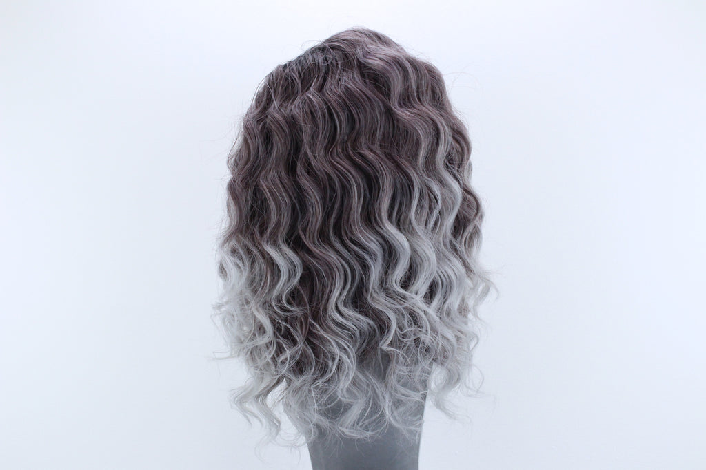 silver lavender wig