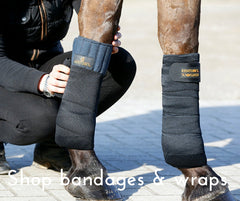 Shop horse bandages and wraps from Equissimo Kentucky Horsewear and Kingsland Equestrian