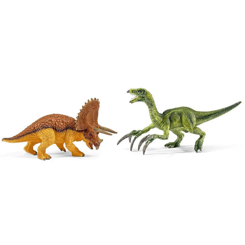 Schleich Small Triceratops And Therizinosaurus 42217 Schleich Retiring 2019 Schleich Retired 2019