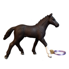 Hanoverian Foal with Gold medal  Schleich 82957  Introduced: 2016; Retired: 2016   Special Edition Schleich Bayala Magazine Editions - In Summer 2016,new small series of 3 more "Pferdehof" magazins with Special Edition foals began.