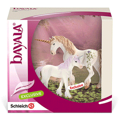 Schleich Unicorn Family Scenery Pack Schleich 41386 Introduced: ; Retired: Special Edition Unicorn Foal and Unicorn Mare 70432