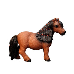 Shetland mare  Schleich 82978  Introduced: 2017; Retired: 2017   Special Edition Schleich Bayala Magazine Editions - In Summer 2016,new small series of 3 more "Pferdehof" magazins with Special Edition foals began.