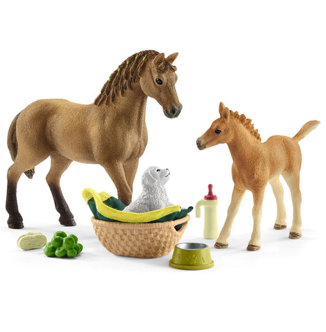 Schleich 42432 Sarah's Baby Animal Care