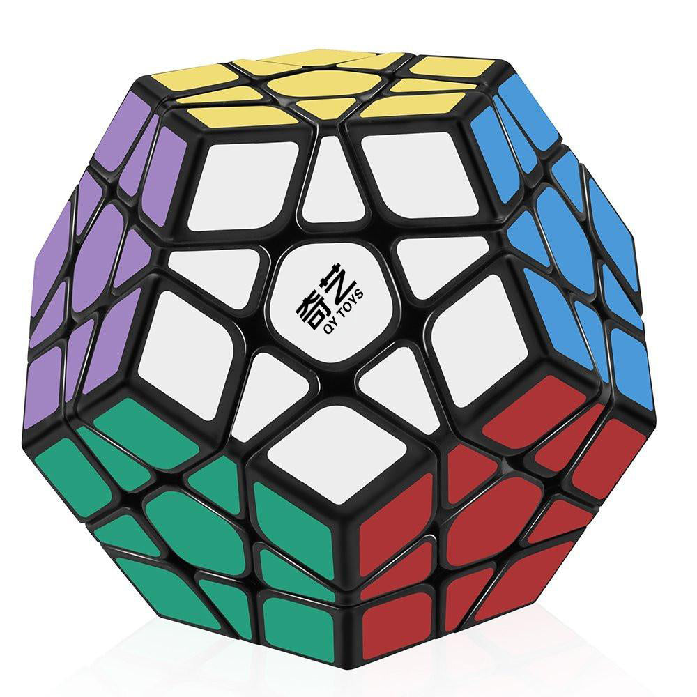 D-fantix qy toys qiheng megaminx speed cube 3x3 black