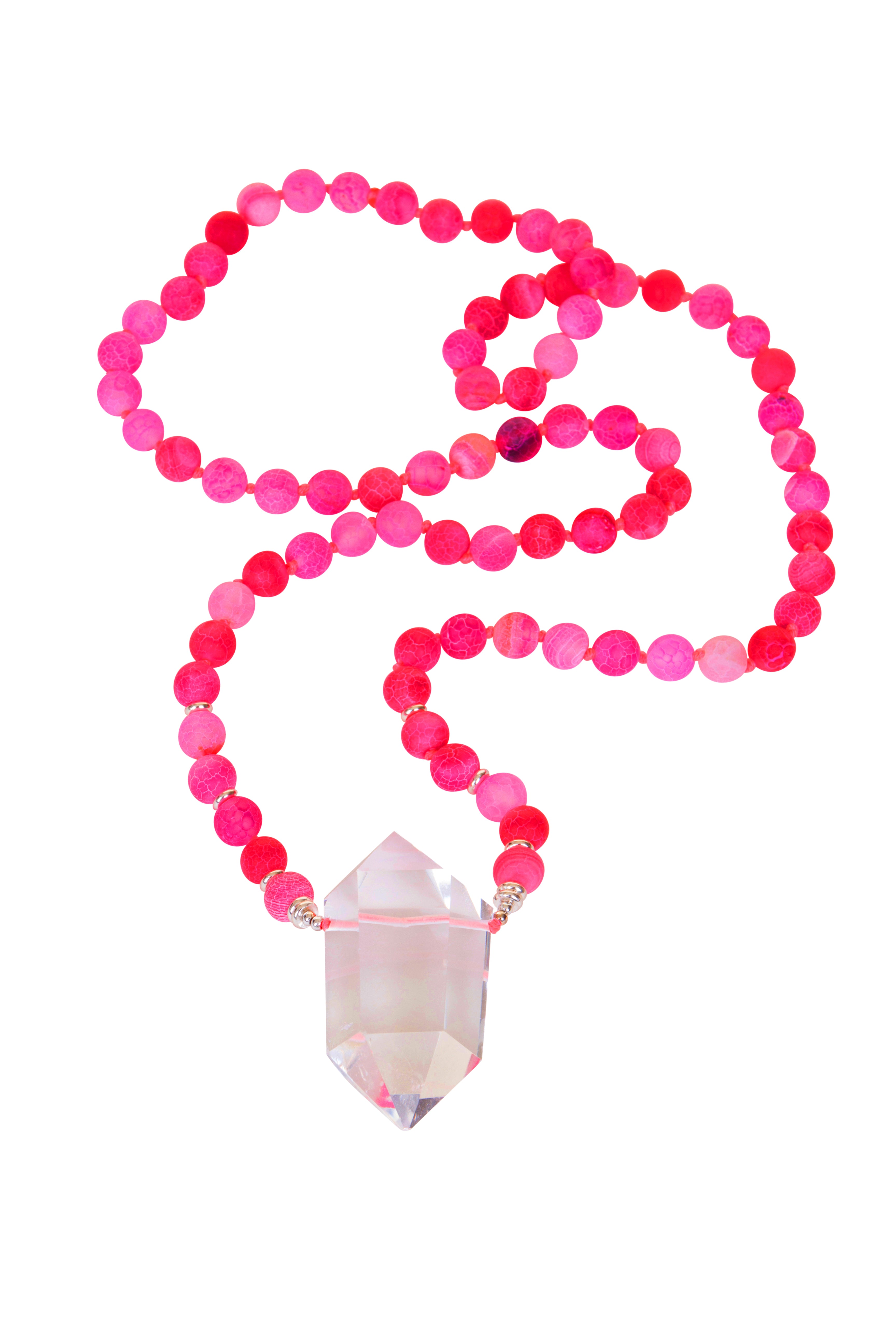 PINK CRYSTAL NECKLACE