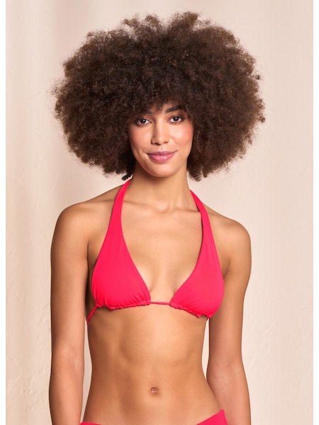 Voetganger beet Verstoring MAAJI Cherry Red Kalima halter triangle bikini top | The Salty Babe